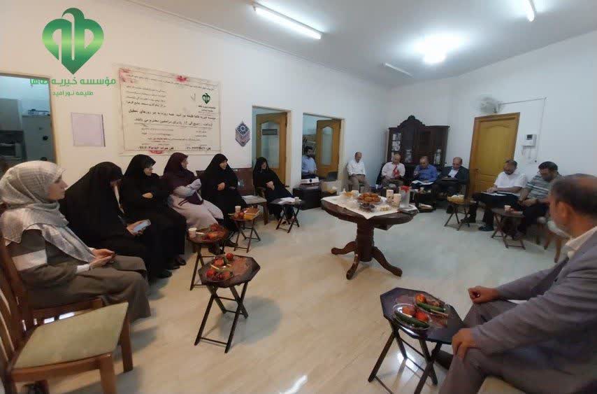 برگزاری جلسه مجمع عمومی هیات امنائ خیریه طاها ۱۴۰۳/۵/۲۵